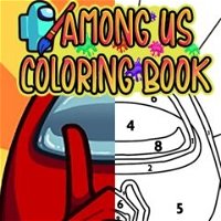 Among Us Coloring Book: Paint by Numbers