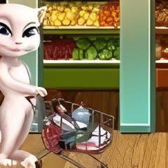 Angela en el Supermercado