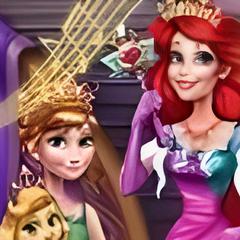 Anna and Ariel Dress Up