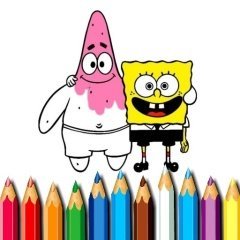 BTS Spongebob Coloring
