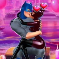 Catwoman Night Kissing