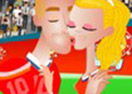 Cheerleader First Kiss