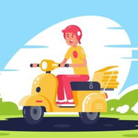 City Scooter Rides Jigsaw