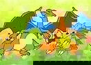 Colorea a Charizard y Sandslash