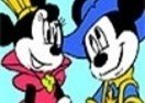 Colorea a Minnie y a Mickey