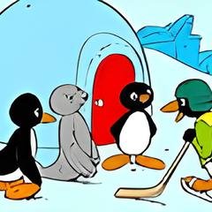 Colorea a Pingu y Amigos