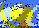 Colorear a Gaturro en la Luna