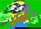 Colorear a Minion Corriendo