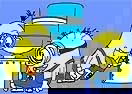 Colorear a Minions Bebiendo Agua