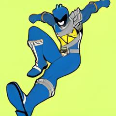 Colorear al Power Ranger Azul