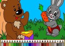 Coloring Bear and Bunny