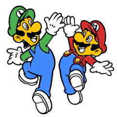 Coloring Mario