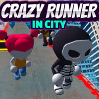 Crazy Runner in City