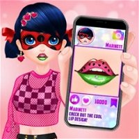 Cute Lip Design for Ladybug