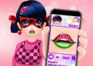 Cute Lip Design for Ladybug