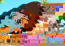 Dora at Menagerie Dressup