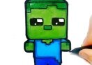 Easy Kids Coloring Mineblox