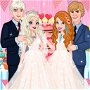Elsa and Anna Wedding Party
