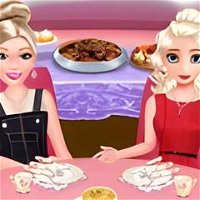 Elsa And Barbie Buffet Date – Jogo de Vestir a Barbie