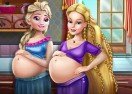 Elsa and Barbie: Pregnant BFFs