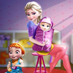 Jogo Elsa Baby Birth Caring