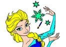 Elsa Frozen Fever Coloring