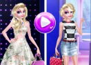 Elsa Long Hair Vs Short Hair Fashion
