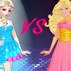 Elsa vs Barbie Fashion Contest - Juega gratis online en 