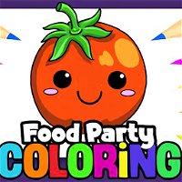 Food Party Coloring