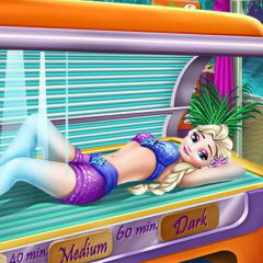 Frozen Solarium Tanning