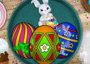 Handmade Easter Eggs Coloring Book