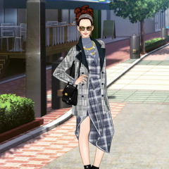 Helen Classic Tartan Dress