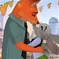 Judy 'n' Nick's First Kiss