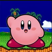 Kirby in Sonic the Hedgehog