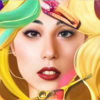 Lady Gaga Fantasy Hairstyle