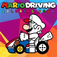 Mario Driving Coloring