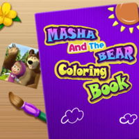 Masha And The Bear Coloring Book