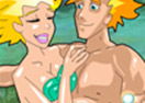 Mermaid Kissing