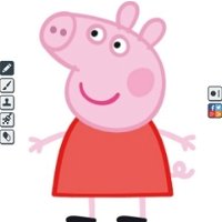 Juego colorear Peppa pig. Juego online pintar a Peppa Español 