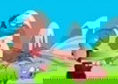 Pink Running Pig