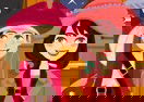 Pirate Couple Kiss