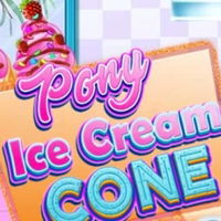 Pony Ice Cream Cone