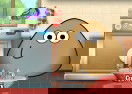 Pou Washing Dishes