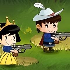 Prince and Princess Shoot Zombie