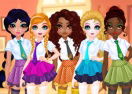 Princesses BFF Rush to School
