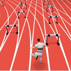 Qlimpics Hurdling