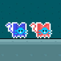 Red and Blue Cats