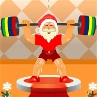 Santa Claus Weightlifter