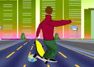 Skateboard First Race