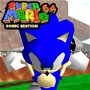 Sonic in Super Mario 64